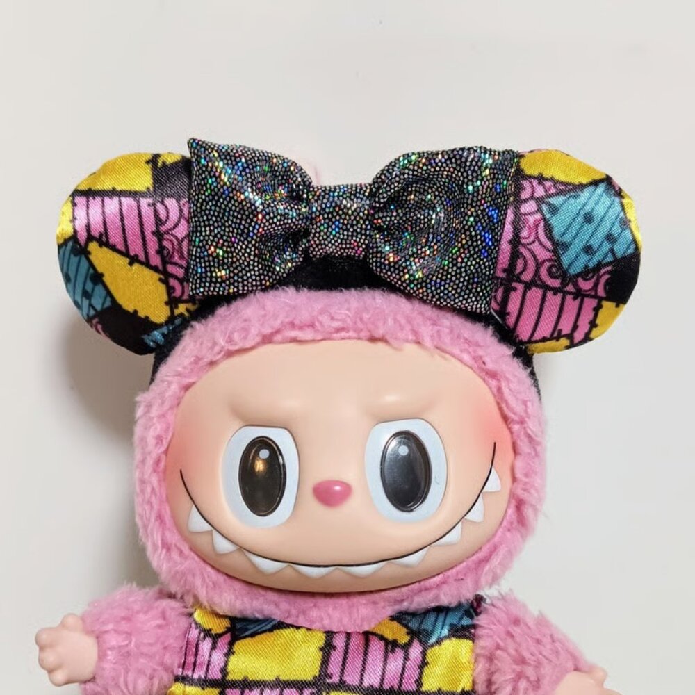 Custom Made Disney Nightmare Before Christmas Minnie Ears that Fit Labubu